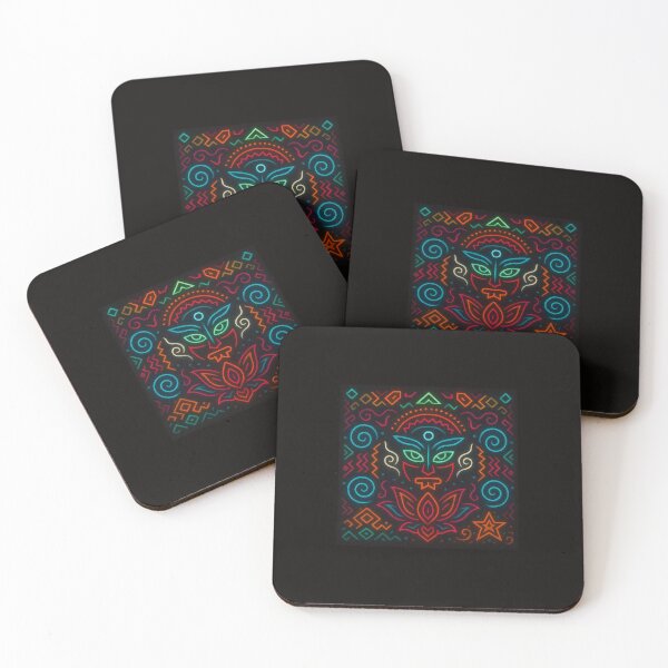 Item preview, "Neon Tribal Spirit – Psychedelic Symmetry" designed and sold by FearlessG.