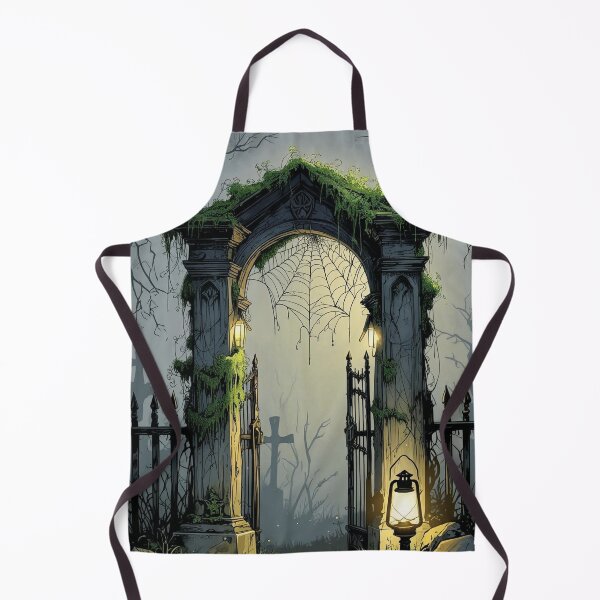 Item preview, Lace Cobweb Gate – Cottagecore Graveyard Halloween designed and sold by Deezyned.