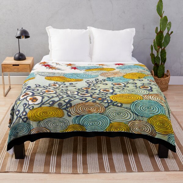 Item preview, Autumn Leaves and Flowing Spirals - V4 designed and sold by WheelieGdArt.