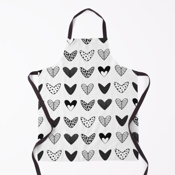 Item preview, Black heart seamless pattern designed and sold by OM-lova.