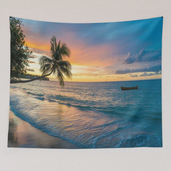 Item preview, Lifestyle Hub: Ocean Sunset Bliss - Calming Beach Seascape designed and sold by M&M Lifestyle Hub.