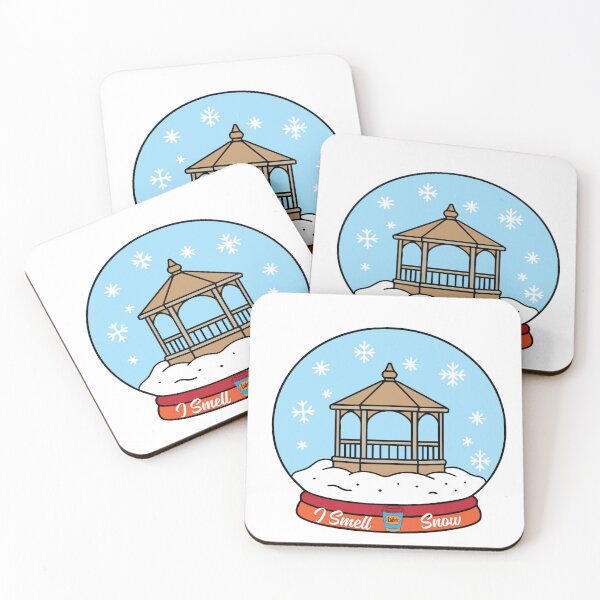 Item preview, I Smell Snow Globe designed and sold by Spooky Sticker Lady.