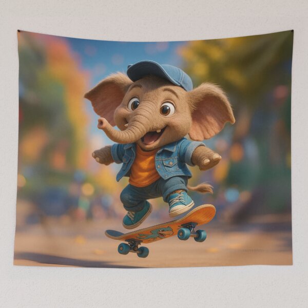 Item preview, Skater Palaeoloxodon Namadicus designed and sold by Sillytoe.