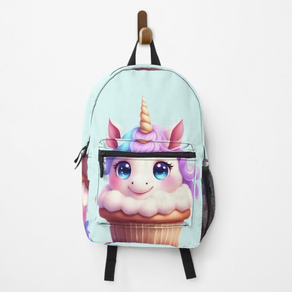 Item preview, Sweet Kawaii Unicorn Muffin – Cute Pastel Dessert with Big Sparkly Eyes designed and sold by Jennah.