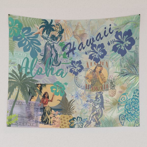 Item preview, Hawaii Junk Journal Collage designed and sold by J Marielle Designs.