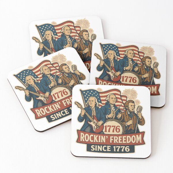 Item preview, 250th Anniversary of the USA - American Rock Band – Rockin' Freedom Since 1776 designed and sold by Collins Design.