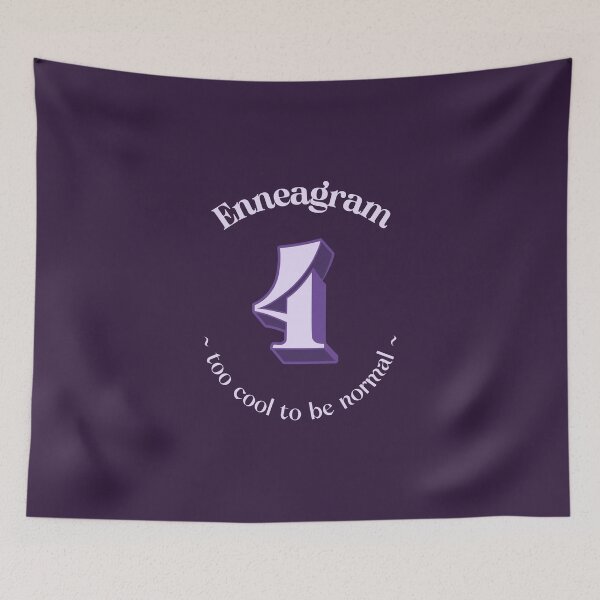 Item preview, Enneagram 4 - Too Cool for Normal designed and sold by in-meme-veritas.