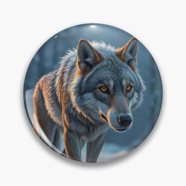 Artikelvorschau, Wolf im Schnee 3D Realistisches Design – Spirit of the Wild entworfen und verkauft von artsdesignpro.