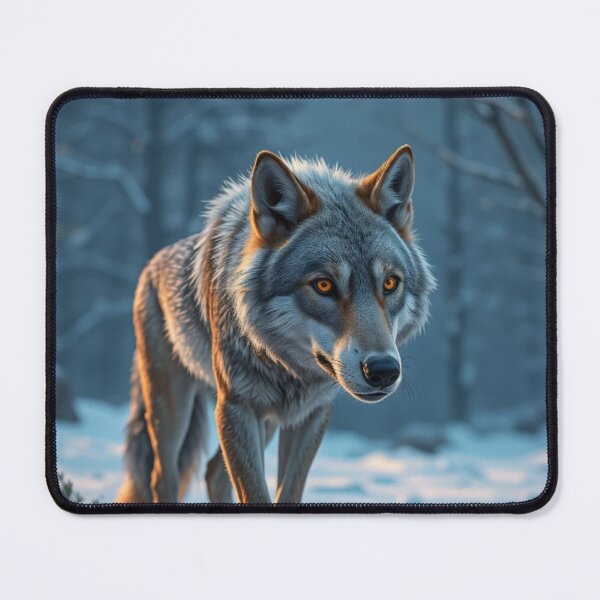 Item preview, Wolf in Snow 3D Realistic Design – Spirit of the Wild designed and sold by artsdesignpro.