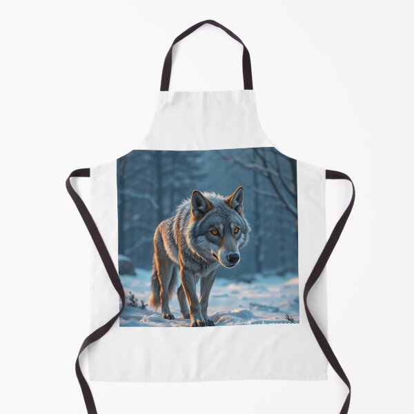 Artikelvorschau, Wolf im Schnee 3D Realistisches Design – Spirit of the Wild entworfen und verkauft von artsdesignpro.
