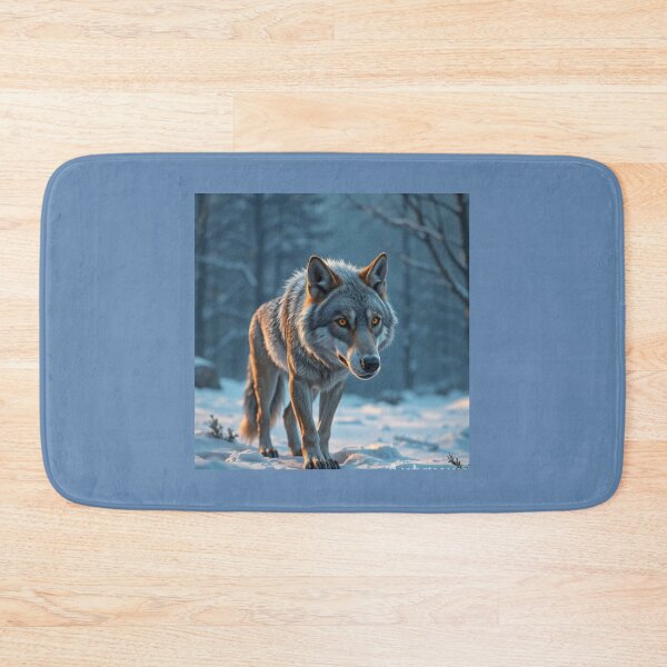 Item preview, Wolf in Snow 3D Realistic Design – Spirit of the Wild designed and sold by artsdesignpro.