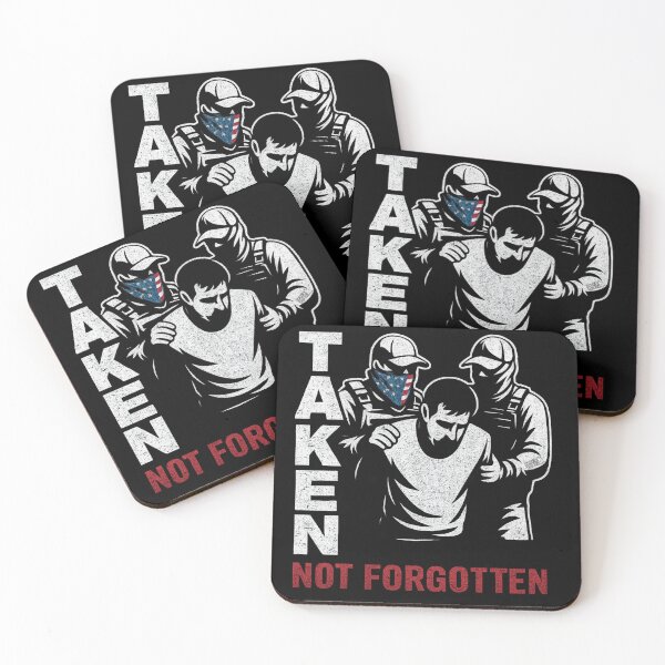 Item preview, TAKEN not forgotten – Stencil Graphic designed and sold by Occupy Threads.