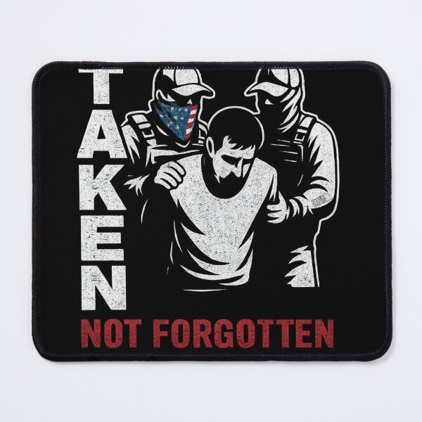 Item preview, TAKEN not forgotten – Stencil Graphic designed and sold by Occupy Threads.