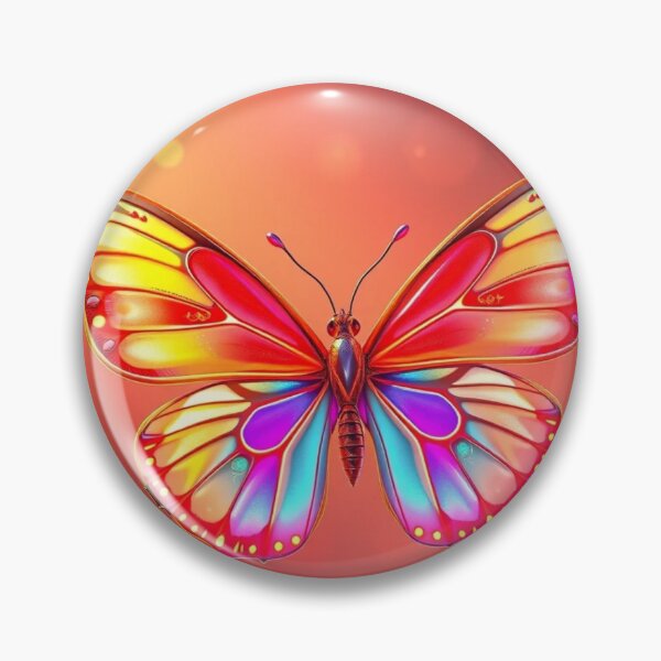 Aperçu de l'œuvre Papillon luminous 3D design réaliste – Beauté de la nature créée et vendue par artsdesignpro.