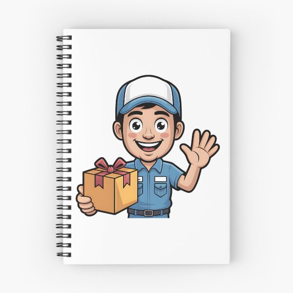 Item preview, Labor Day Delivery Worker Cartoon designed and sold by CraftStudioCo.