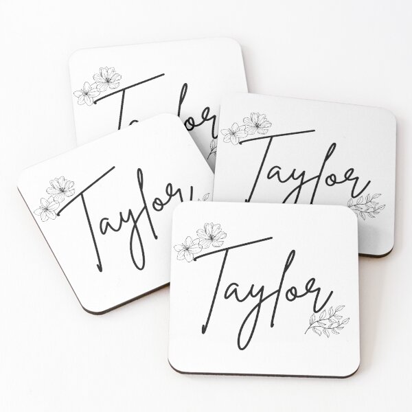 Item preview, Taylor Name Floral designed and sold by RoseWinter.