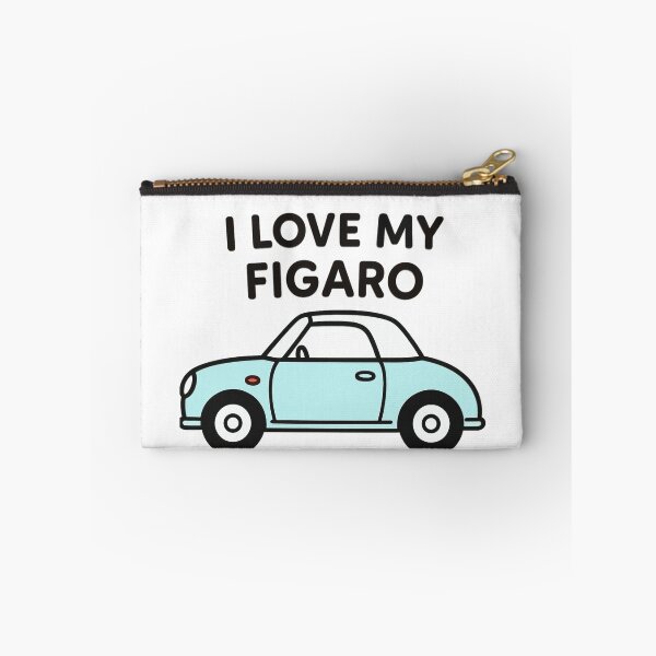 Item preview, I Love My Figaro – Blue Retro Nissan Figaro Car designed and sold by Woop Woop .