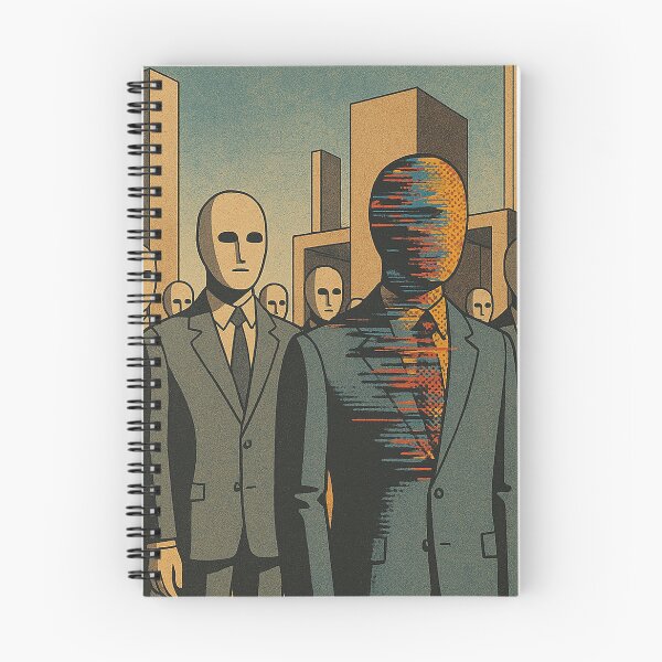 Item preview, Glitched Identity in Surreal Corporate Crowd designed and sold by weirdfishes123.
