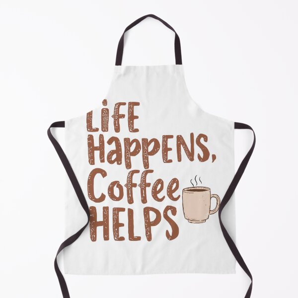 Item preview, Life Happens, Coffee Helps designed and sold by DailyMoodPrints.