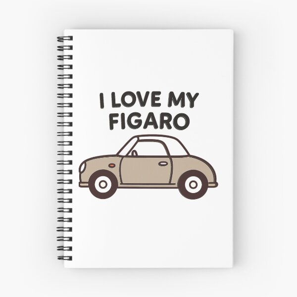 Item preview, I Love My Figaro – Topaz Mist Retro Nissan Figaro Car designed and sold by Woop Woop .