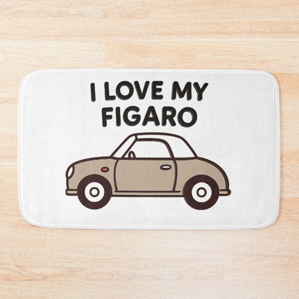 Item preview, I Love My Figaro – Topaz Mist Retro Nissan Figaro Car designed and sold by Woop Woop .