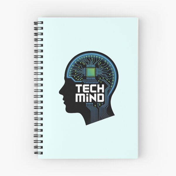 Item preview, TechMind Circuit Brain Head Silhouette Futuristic Design designed and sold by NewAspect.