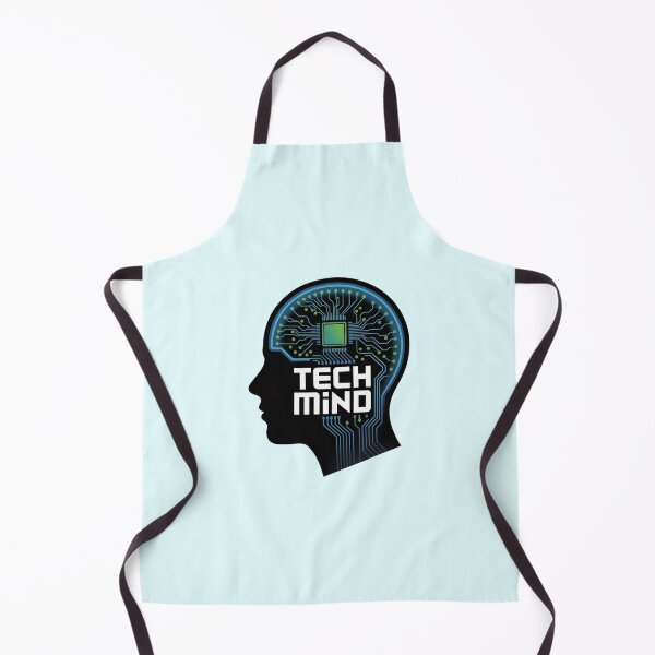 Item preview, TechMind Circuit Brain Head Silhouette Futuristic Design designed and sold by NewAspect.