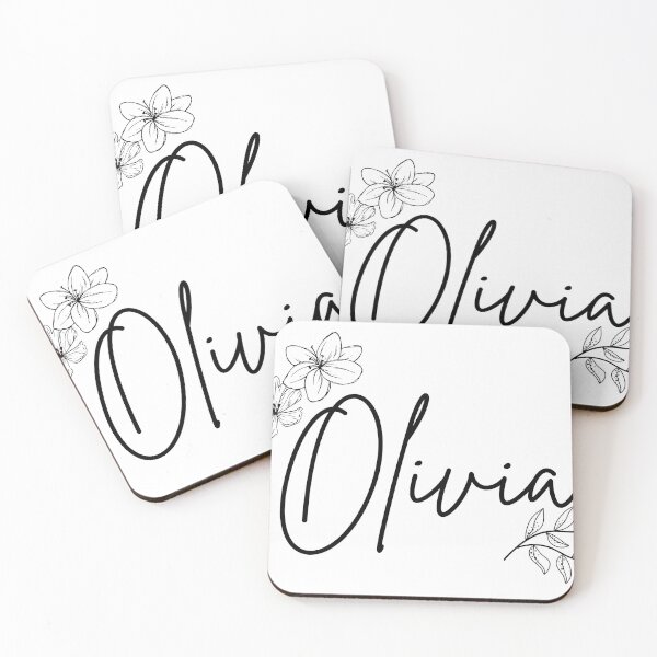 Item preview, Olivia Name Floral designed and sold by RoseWinter.