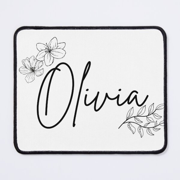 Item preview, Olivia Name Floral designed and sold by RoseWinter.