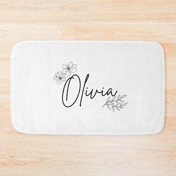 Item preview, Olivia Name Floral designed and sold by RoseWinter.