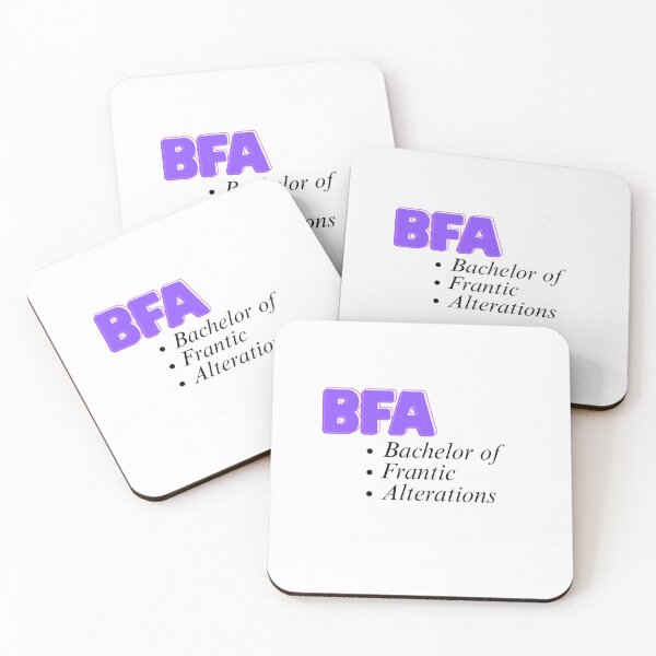 Item preview, BFA: Bachelor of Frantic Alterations designed and sold by StageScribbles.