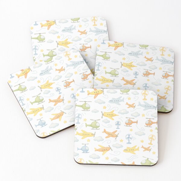 Item preview, Colored Pencil Pattern – Fans, Helicopters & Airplanes designed and sold by GestaltTees.
