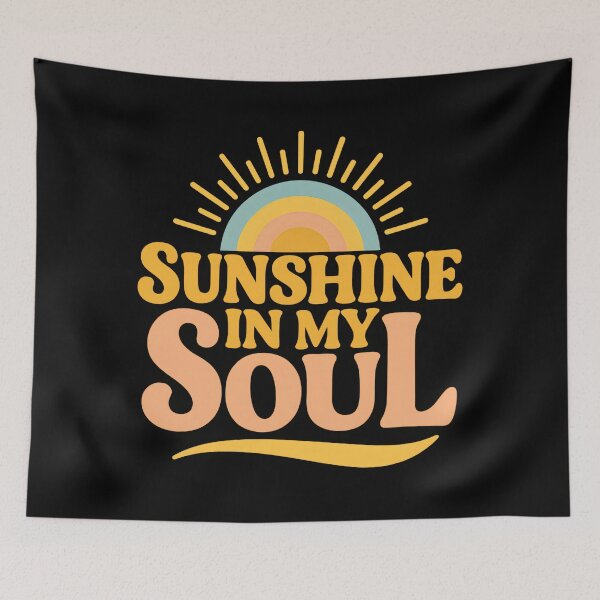 Item preview, Sunshine in My Soul – Retro Positive Vibes Design designed and sold by ArcadiaSilence.