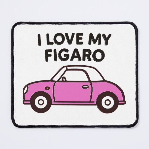 Item preview, I Love My Figaro – Pink Retro Nissan Figaro Car designed and sold by Woop Woop .