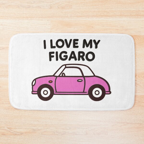 Item preview, I Love My Figaro – Pink Retro Nissan Figaro Car designed and sold by Woop Woop .