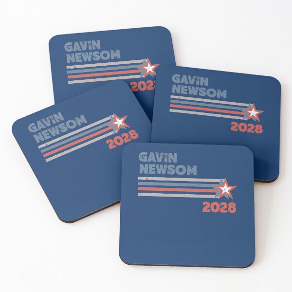 Artikelvorschau, Gavin Newsom für Präsident 2028 Patriotische Retro-Streifen entworfen und verkauft von kiwi91.