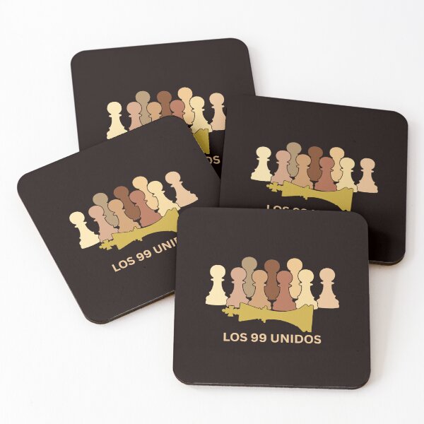 Item preview, The 99 United -(Spanish (Español) ) Worldwide Unity of the 99% (Flesh tone Pawns w/ Gold King) designed and sold by  The 99 United.