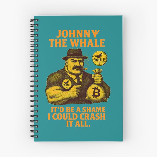 Item preview, "Johnny the Whale – It’d Be a Shame I Could Crash It All" | Crypto Market Power Design designed and sold by BitCrop.
