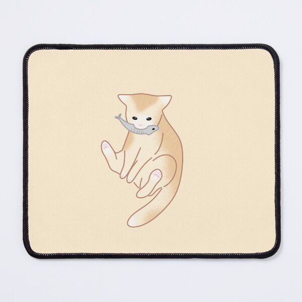 Item preview, Chubby cat with fish designed and sold by Sunnydraws7.