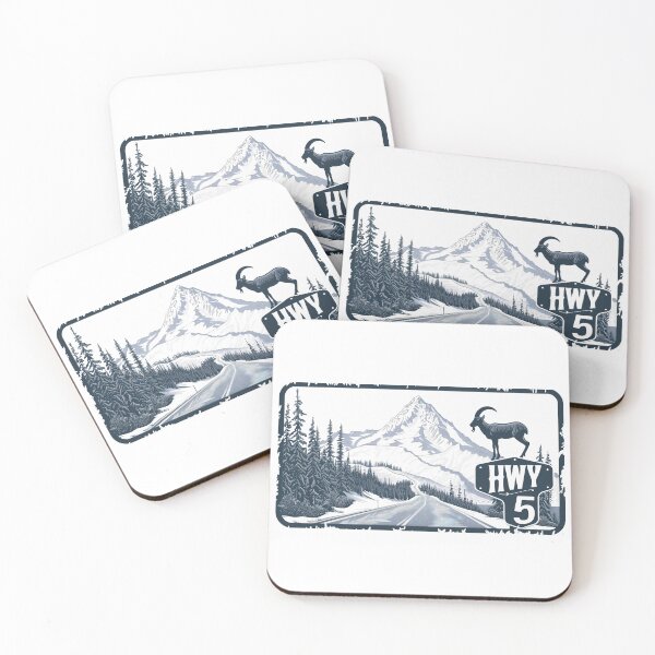 Item preview, HWY 5 Canada Mountain Goat Highway, Highway 5 Coquihalla Highway, Canadian Rockies Road designed and sold by meganohm.