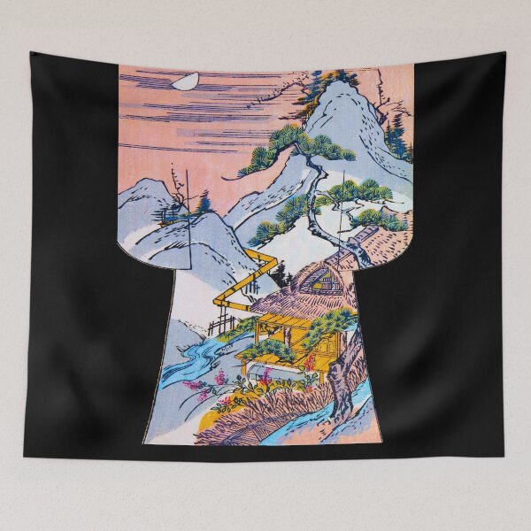 Item preview, Moonlit Mountainside Retreat - V2 designed and sold by WheelieGdArt.