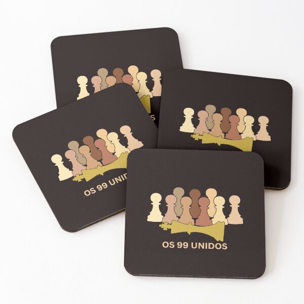 Item preview, The 99 United -(Portuguese (Português)) Worldwide Unity of the 99% (Flesh tone Pawns w/ Gold King) designed and sold by  The 99 United.