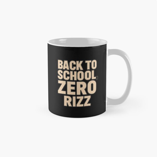Item preview, Back to School Zero Rizz Funny Meme Design designed and sold by Vynzy.