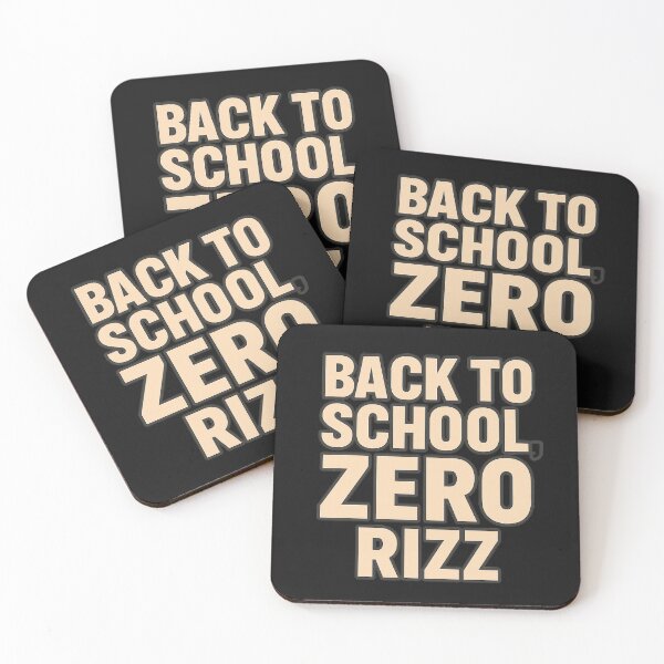 Item preview, Back to School Zero Rizz Funny Meme Design designed and sold by Vynzy.
