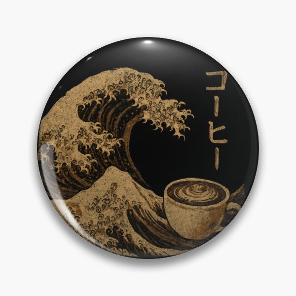 Item preview, The Great Wave Of Coffee designed and sold by DemureArtsy.