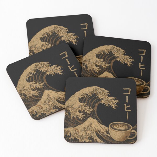 Item preview, The Great Wave Of Coffee designed and sold by DemureArtsy.