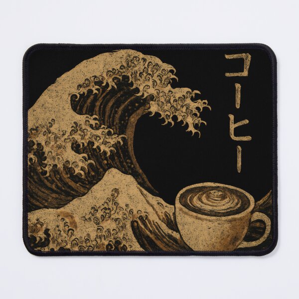 Item preview, The Great Wave Of Coffee designed and sold by DemureArtsy.