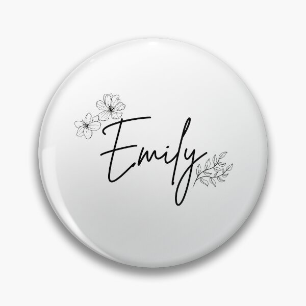 Item preview, Emily Name Floral designed and sold by RoseWinter.