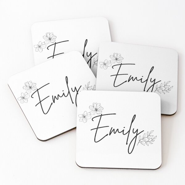 Item preview, Emily Name Floral designed and sold by RoseWinter.