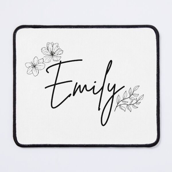 Item preview, Emily Name Floral designed and sold by RoseWinter.